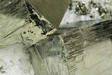 Impressive Cubic Pyrite Crystals with Quartz & Sphalerite - Peru #351190-6